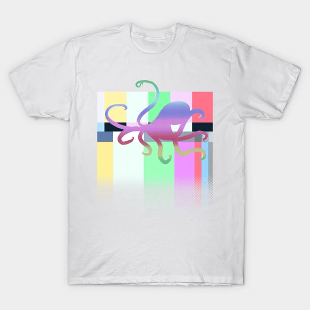 Gradient Octopus T-Shirt by edermunizz